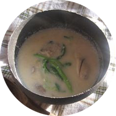 牡蠣とコーンのミルクスープ